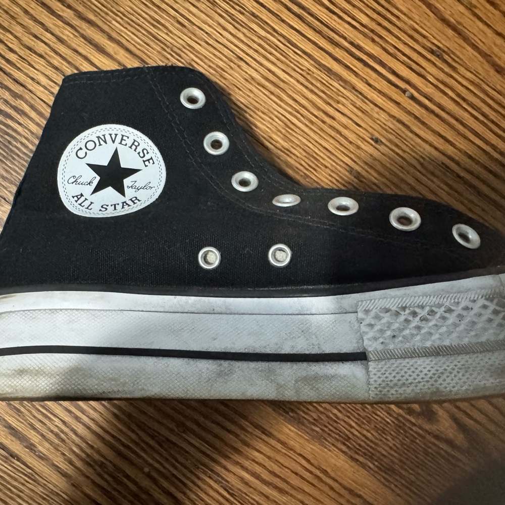 Converse Black Canvas High-Tops